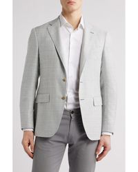 Canali - Kei Trim Fit Wool & Silk Blend Melange Sport Coat - Lyst
