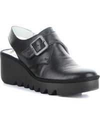 Fly London - Bary Platform Wedge Clog - Lyst