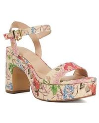 Dune - Monotone Ankle Strap Platform Sandal - Lyst