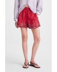 Madewell - Pull-On Poplin Shorts - Lyst