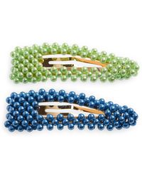 BP. - 2-pack Assorted Beaded Hair Clips - Lyst