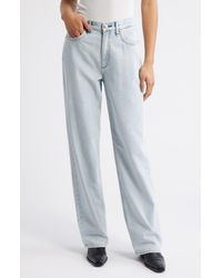 Rag & Bone - Shea High Waist Relaxed Straight Leg Jeans - Lyst