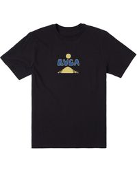 RVCA - Blue Lagoon Cotton Graphic T-shirt - Lyst
