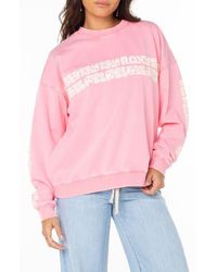 Roxy - Lineup Oversize Graphic Sweatshirt - Lyst