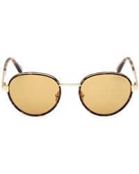 Tom Ford - Jet 51Mm Round Sunglasses - Lyst