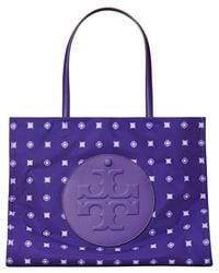 Tory Burch - Small Ella Printed Tote - Lyst
