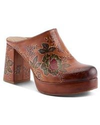 Spring Step - Skyhigh Leather Platform Mule - Lyst