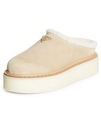 Prada - Evolve Genuine Shearling Clog - Lyst