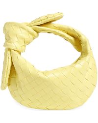 Bottega Veneta - Mini Jodie Intrecciato Leather Top Handle Bag - Lyst