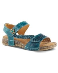 Spring Step - Popular Asymmetric Ankle Strap Sandal - Lyst