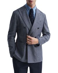 Reiss - Monument Houndstooth Wool Blend Sport Coat - Lyst