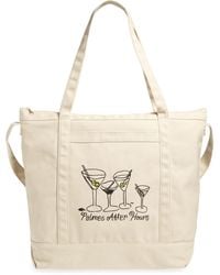 Palmes - X-large Martini Graphic Canvas Tote - Lyst
