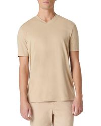 Bugatchi - V-Neck Performance T-Shirt - Lyst