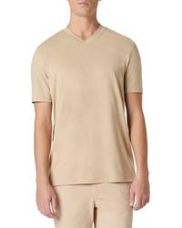 Bugatchi - V-Neck Performance T-Shirt - Lyst