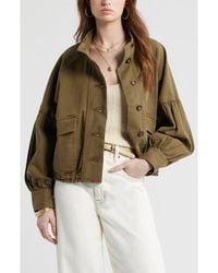 Treasure & Bond - Blouson Twill Utility Jacket - Lyst