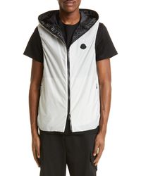 Moncler - Pakito Water Repellent Nylon Hooded Vest - Lyst