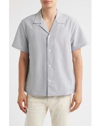 BOSS - Velvetfish Stripe Seersucker Camp Shirt - Lyst