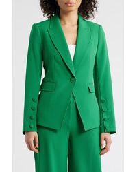 Tahari - One-Button Blazer - Lyst
