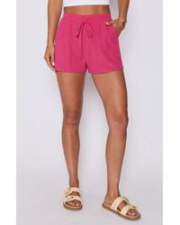 Vici Collection - Mara Stripe Drawstring Waist Shorts - Lyst