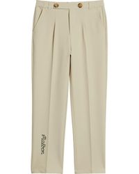 Malbon Golf - Oliver Pleated Straight Leg Pants - Lyst