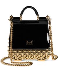 Dolce & Gabbana - Mini Sicily Box Cage Shoulder Bag - Lyst