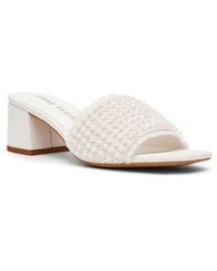 Anne Klein - Dolls Block Heel Sandal - Lyst