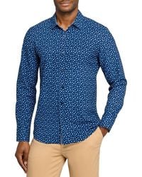 Con.struct - Falling Leaves Woven Long Sleeve Basic - Lyst