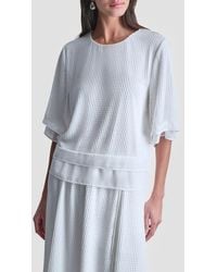 DKNY - Window Layered Top - Lyst
