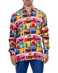 Maceoo - Fibonacci Marthyr 0299 Contemporary Fit Button-Up Shirt - Lyst