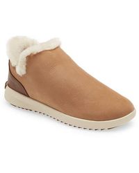Olukai - Malua Hulu Genuine Shearling Slip-On Sneaker - Lyst