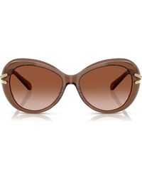 Swarovski - 56Mm Butterfly Sunglasses - Lyst