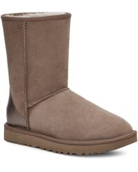 classic short metallic snake boot