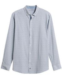 Johnston & Murphy - Xc+ Football Print Performance Button-Down Shirt - Lyst