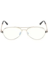 Tom Ford - 56Mm Pilot Optical Glasses - Lyst