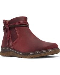 Clarks - Orlene Roam Leather Bootie - Lyst