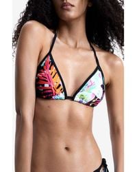 Desigual - Daiquiri Triangle Bikini Top - Lyst
