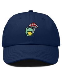 Alix - Mushroom Frog Embroidered Hat - Lyst