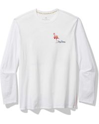 Tommy Bahama - Holiday Flocktail Party Long Sleeve Cotton Graphic T-shirt - Lyst