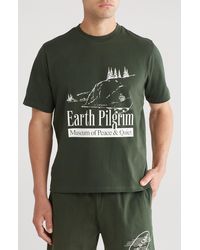 Museum of Peace & Quiet - Earth Pilgrim Graphic T-shirt - Lyst