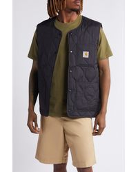 Carhartt - Skyton Onion Quilted Snap-up Vest - Lyst