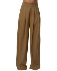 JLUXLABEL - Pleated Wide Leg Pants - Lyst