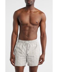 Bugatchi - Cruz Geo Print Swim Trunks - Lyst