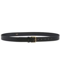 Vince - Flat Leather Belt - Lyst