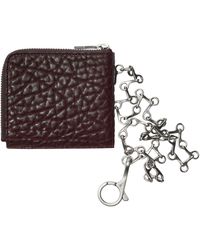 Burberry - Bull Hide Leather Wallet On A B-chain - Lyst