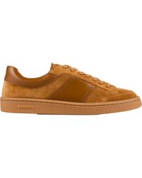 Sandro - Suede Trainers - Lyst