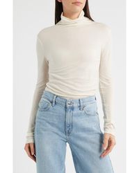 BOSS - Elavu Turtleneck Top - Lyst