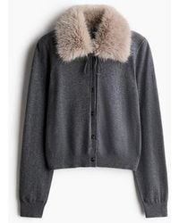 H&M - Collared Cardigan - Lyst