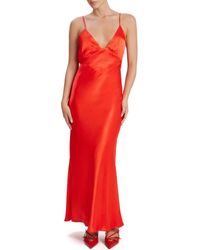 Bardot - Capri Satin Cocktail Slipdress - Lyst
