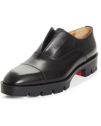 Christian Louboutin - Alpha Lion Cap Toe Slip-On - Lyst
