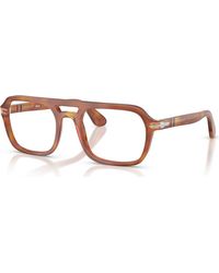 Persol - 54Mm Square Optical Glasses - Lyst